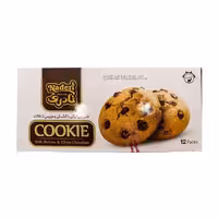 شیرینی کوکی با کشمش و چیپس شکلات نادری بسته 12 عددی