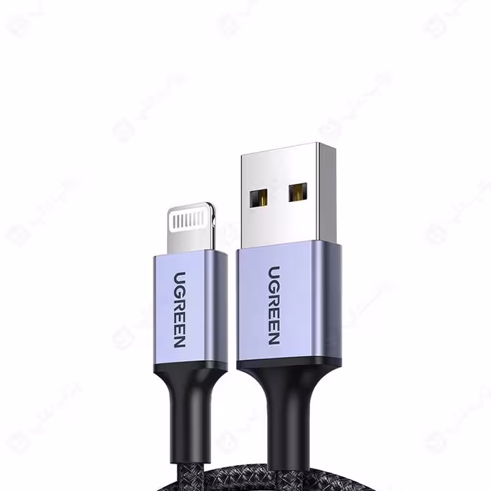کابل Iphone Lightning یوگرین مدل 20592 US398 به طول 1 متر