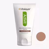 کرم ضد جوش ویتالیر سری Activit مدل Caramel Tinted حجم 40 میلی لیتر