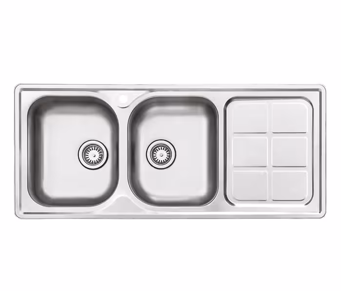 سینک استیل البرز لگن توکار 21550