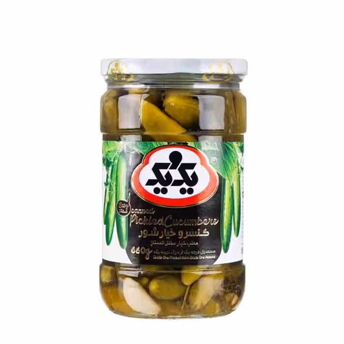 خیارشور ممتاز یک و یک 660 گرمی