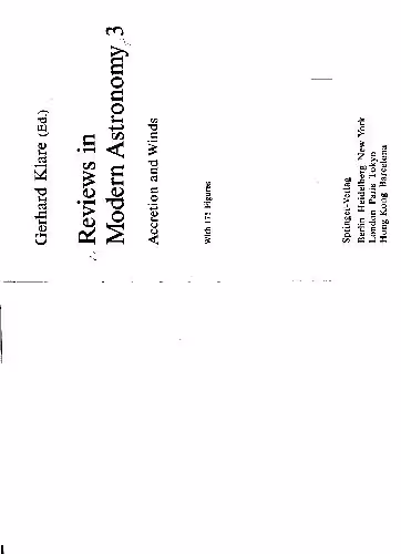 خرید و دانلود نسخه کامل کتاب reviews in modern astronomy 3-accretion and winds