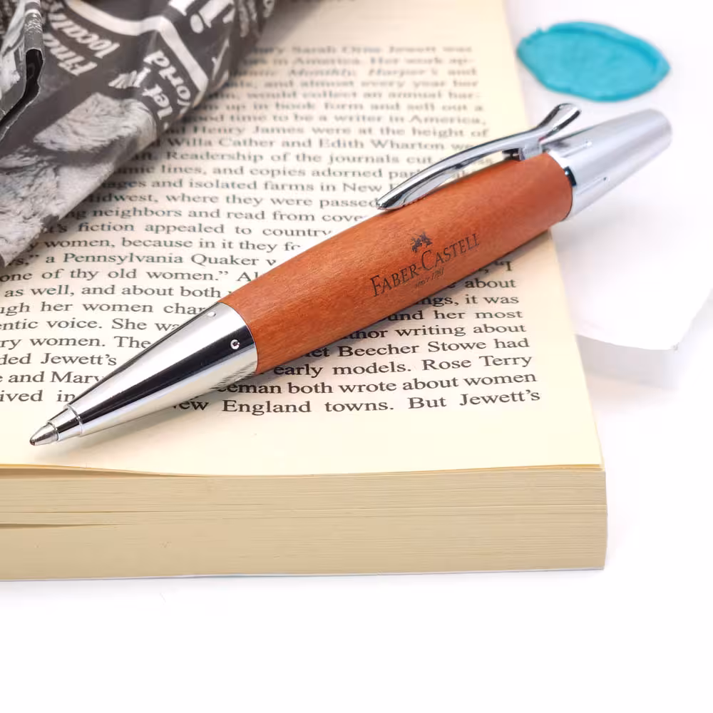 فابرکاستل خودکار ایموشن چوب گلابی روشن 148382 FABER-CASTELL Ballpoint pen Emotion Pearwood Light Brown