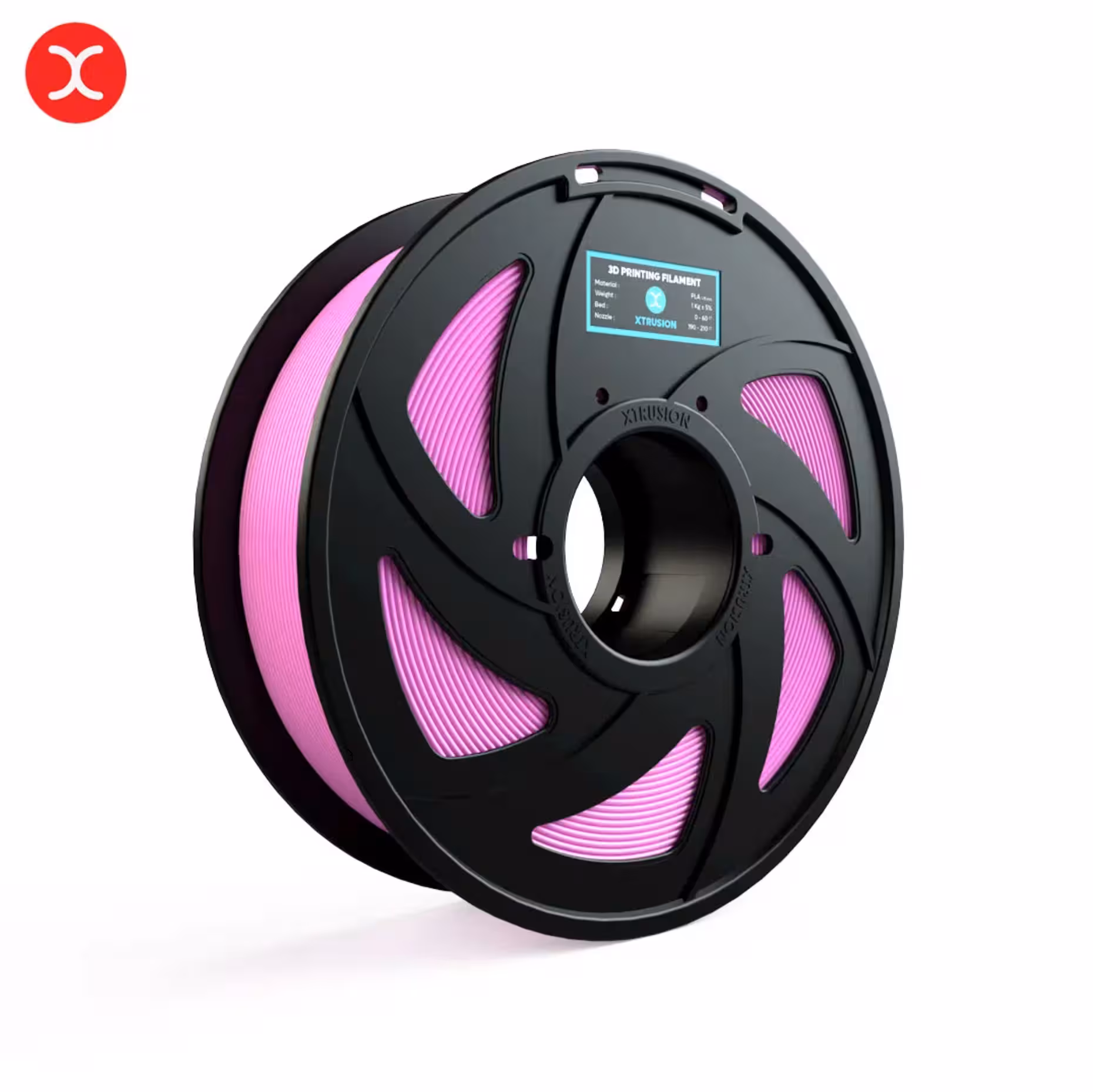 فیلامنت   PLA ایکستروژن صورتی قطر 1.75 یک کیلوگرمی ( Xtrusion Filament)