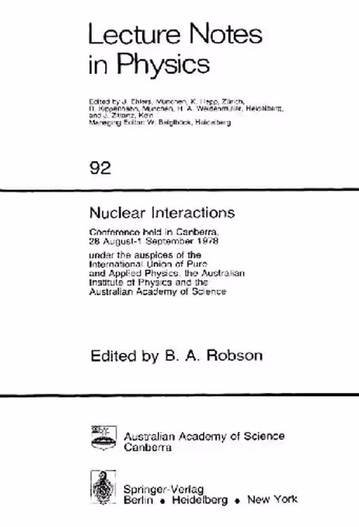 خرید و دانلود نسخه کامل کتاب Nuclear Interactions