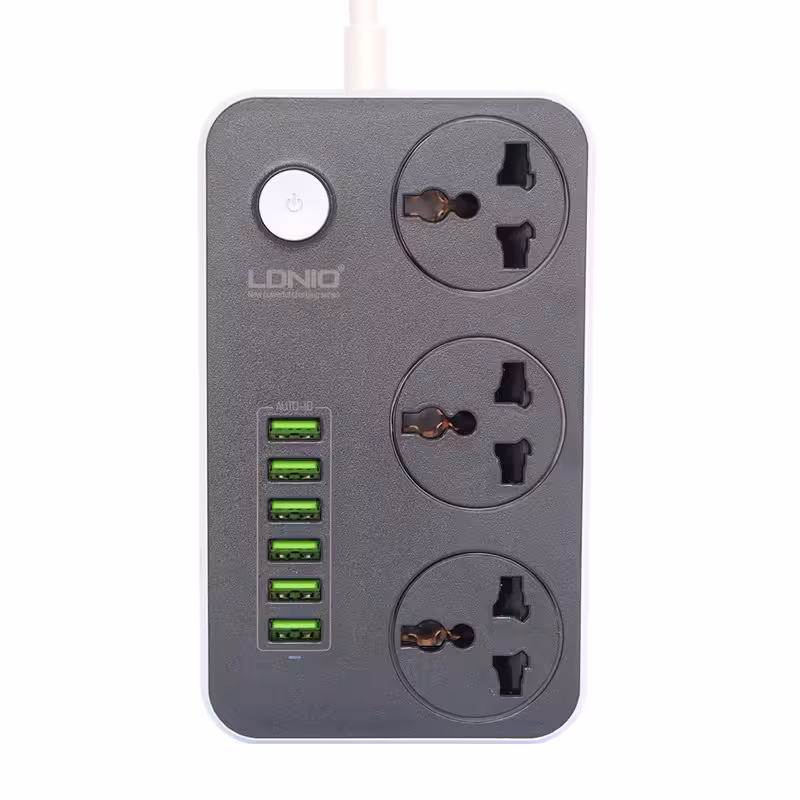 شارژر USB و چندراهی برق الدینیو مدل SC3604 | کالا مکس