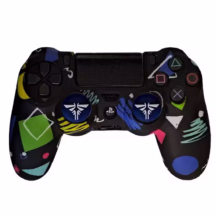 روکش دسته PS4 طرح اشکال هندسی