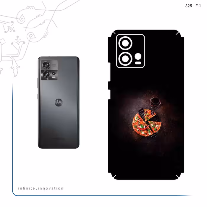 برچسب پوششی ماهوت مدل Pizza مناسب برای گوشی موبایل موتورولا Edge 30 Fusion