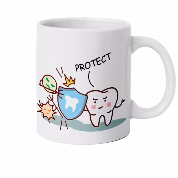 ماگ دارلی طرح دندان پزشکی مدل MG2485