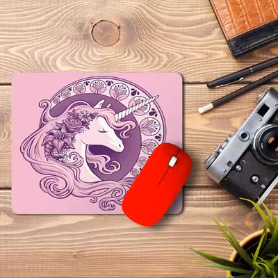 ماوس پد آی تمر مدل یونیکورن کد 220