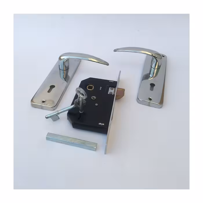 دستگیره در نوین مدل 901 بسته 2 عددی به همراه قفل
