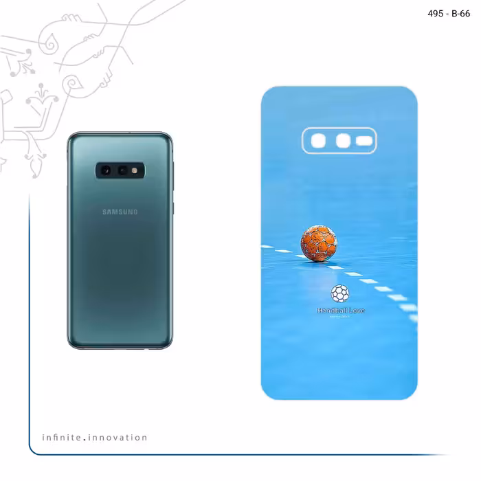 برچسب پوششی ماهوت مدل Handball مناسب برای گوشی موبایل سامسونگ Galaxy S10e