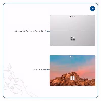 برچسب پوششی ماهوت مدل ARG-e-BAM مناسب برای تبلت مایکروسافت Surface Pro 4 2015