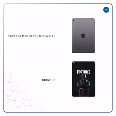 برچسب پوششی ماهوت مدل Fortnite-Game مناسب برای تبلت اپل iPad mini (GEN 5) 2019 A2133