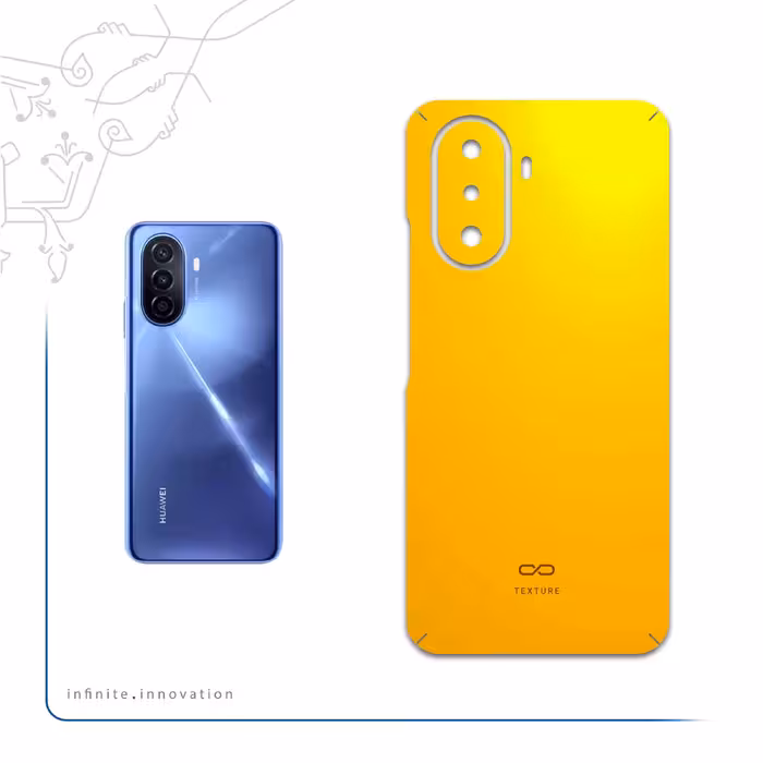 برچسب پوششی ماهوت مدل Matte-Deep-Mustard مناسب برای گوشی موبایل هوآوی Nova Y70