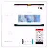 برچسب پوششی ماهوت مدل Blue Ocean Marble مناسب برای تبلت سامسونگ Galaxy Tab A7 10.4 LTE 2020 T505