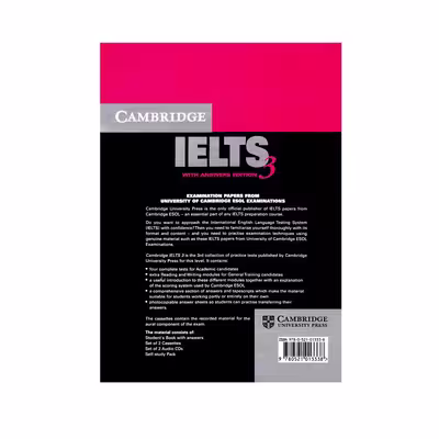 کتاب Cambridge English IELTS اثر جمعی از نویسندگان انتشارات سپاهان جلد 3 و 4