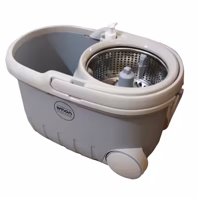 ست سطل و زمین شوی لیمون مدل چرخ دار کد YP-2021