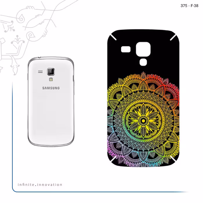 برچسب پوششی ماهوت مدل Mandala Design 4 مناسب برای گوشی موبایل سامسونگ Galaxy S Duos GT S7562