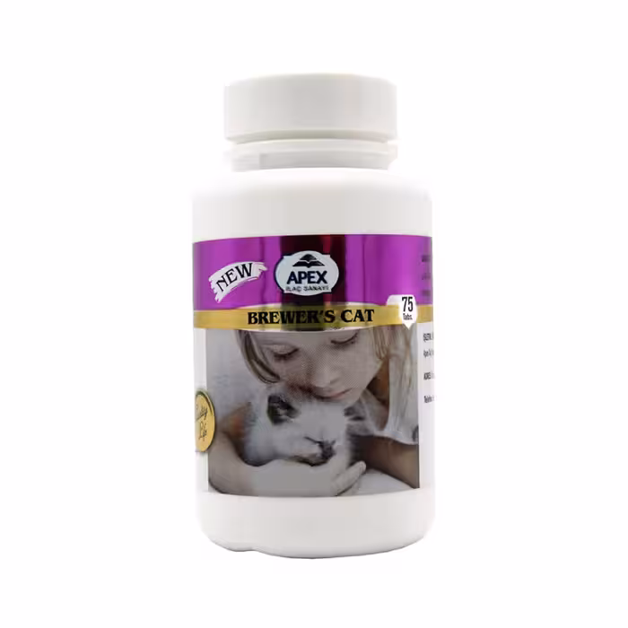 قرص مخمر آبجو گربه اپکس کد 17007 وزن 50 گرم