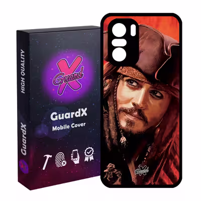 کاور گارد ایکس طرح Johnny Depp مدل Glass10205 مناسب برای گوشی موبایل شیائومی Poco F3/MI 11X/MI 11X Pro/Redmi K40/K40 Pro