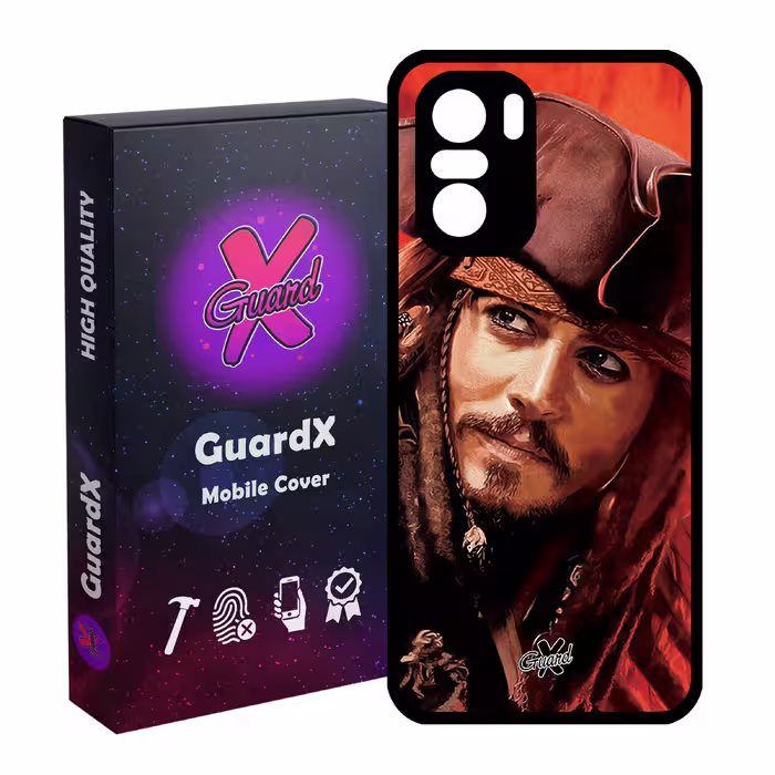 کاور گارد ایکس طرح Johnny Depp مدل Glass10205 مناسب برای گوشی موبایل شیائومی Poco F3/MI 11X/MI 11X Pro/Redmi K40/K40 Pro