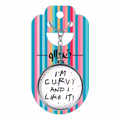 جاکلیدی خندالو طرح سریال فرندز مدل دوطرفه کد 31393140