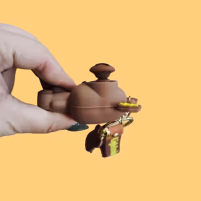 جاکلیدی مدل عروسکی چشم قلمبه