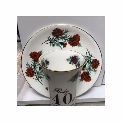 ظرف دکوری مدل چهلمین سالگرد کد A1 مجموعه دو عددی