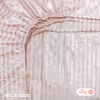 ملحفه آدنو مدل راه راه کد MB01 یک نفره سایز 80x180 سانتی متر 