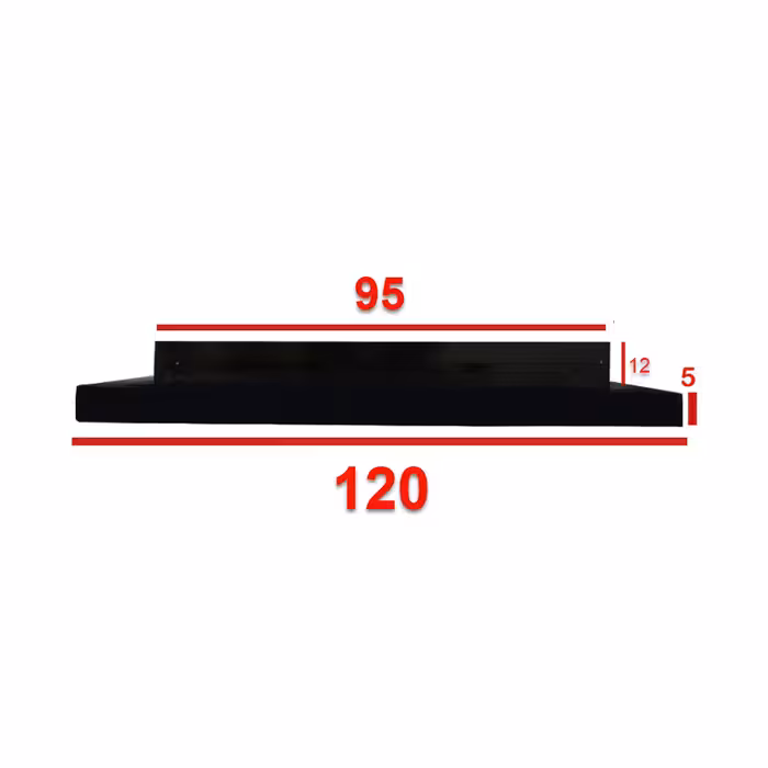 شومینه دیواری برقی شومینه بیستون مدل H.C_120_w16_L2.bs