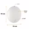 آینه لمسی دلفین مدل TCH-Q-70