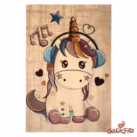 فرش ساوین کد 7281 یونی کورن کرم