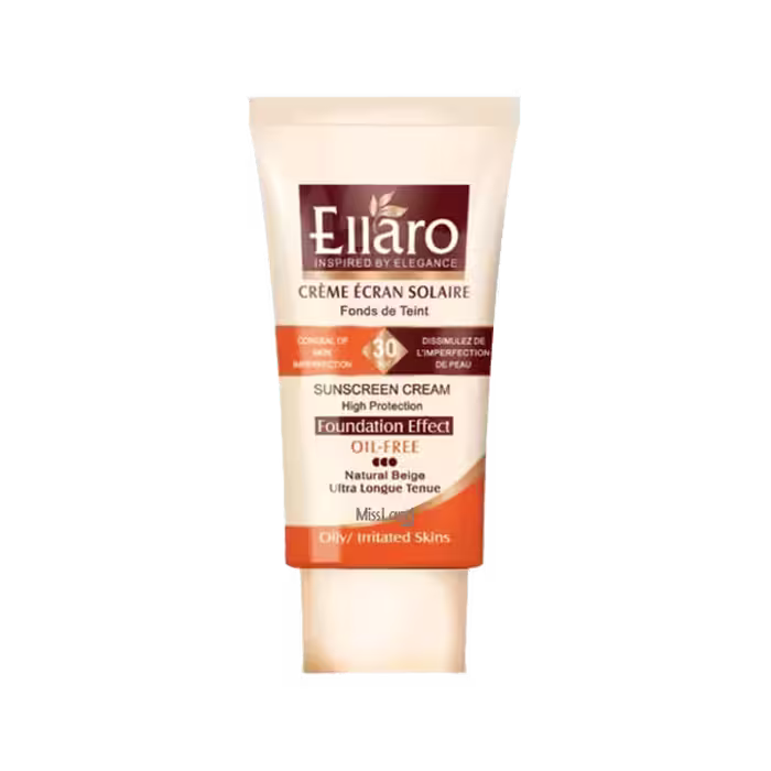 کرم ضد آفتاب فاقد چربى SPF30 الارو رنگ بژ طبیعی (40 میلی لیتر)