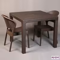 ست میز و صندلی دونفره ناصر پلاستیک مدل 972-323