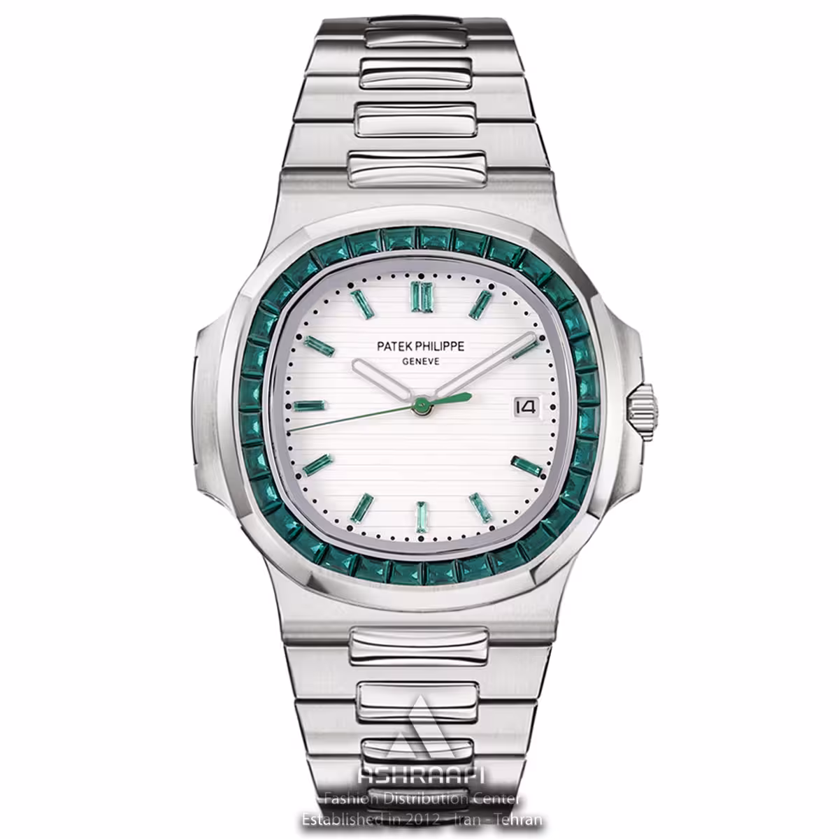 ساعت پتک فیلیپ نگین دار Patek Philippe Nautilus Diamond 8170