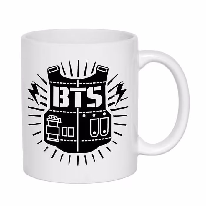 خرید و قیمت ماگ طرح BTS کد 1416
