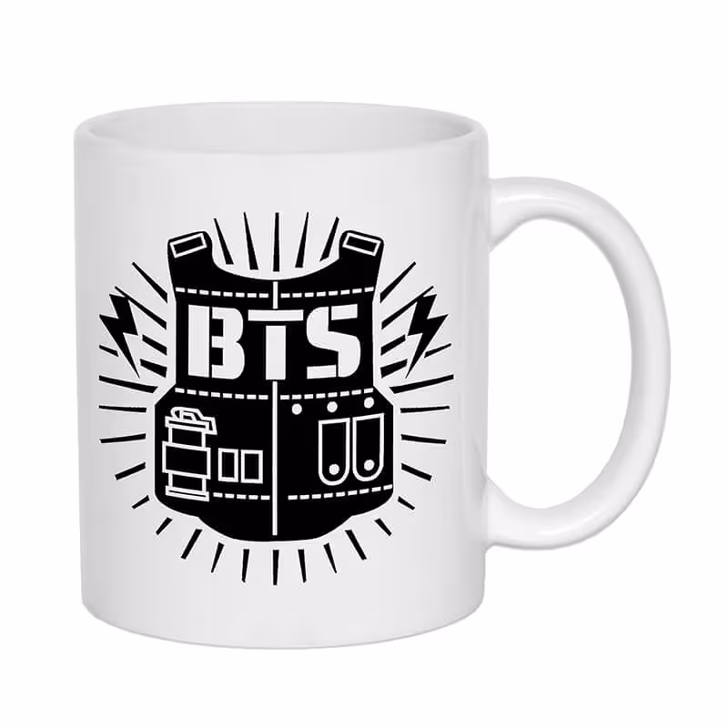 خرید و قیمت ماگ طرح BTS کد 1416