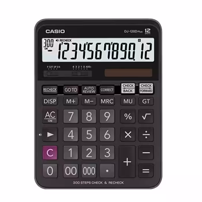 ماشین حساب رومیزی کاسیو مدل DJ-120
