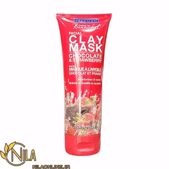ماسک صورت فریمن Freeman مدل شکلات و توت فرنگی Chocolate & Strawberry حجم 150 میلی‌لیتر