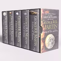 مجموعه کتاب A Song of Ice and Fire (Game Of Thrones) جلد سخت به همراه باکس ست