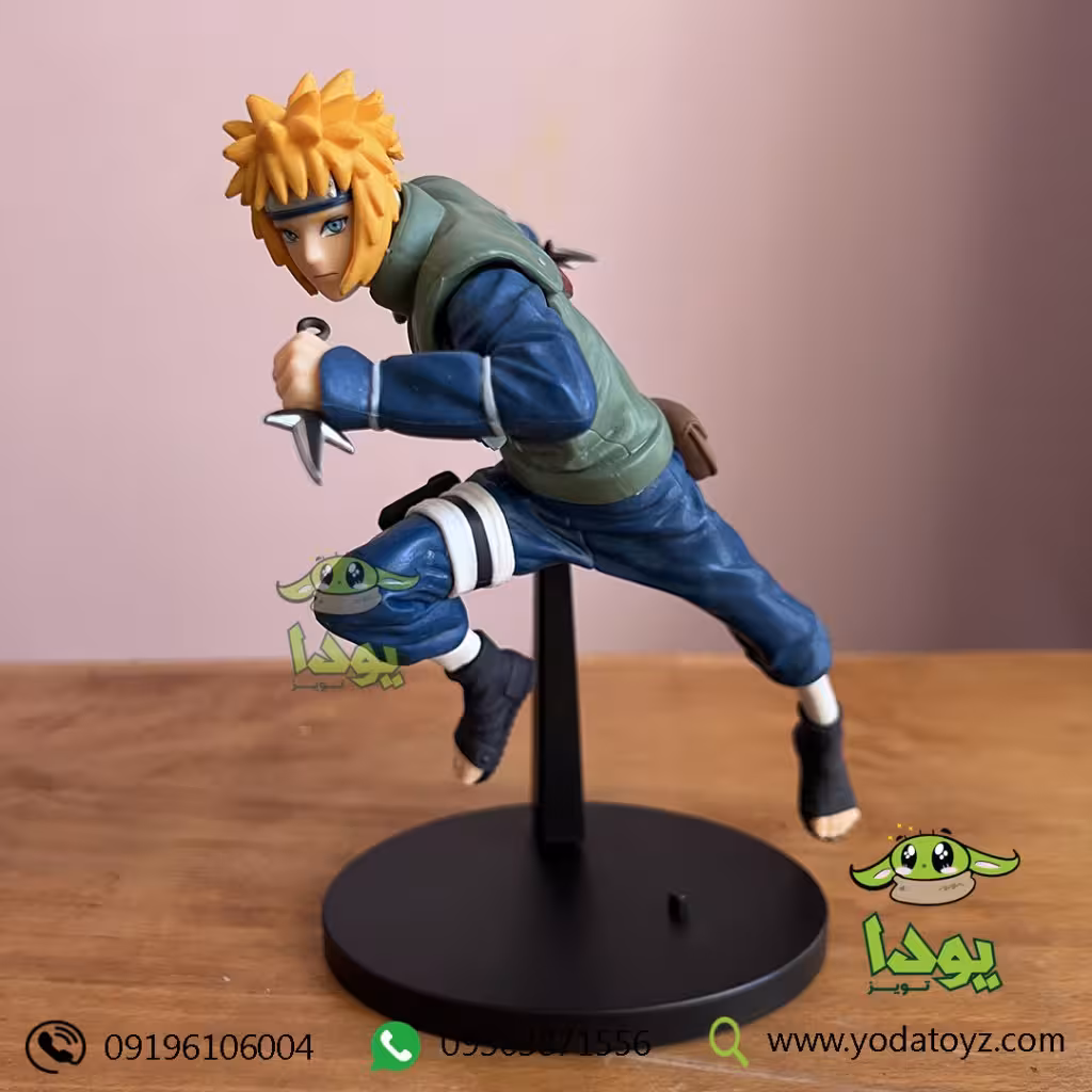 اکشن فیگور انیمه ناروتو شخصیت میناتو ( پدر ناروتو ) - minato namikaze action figure