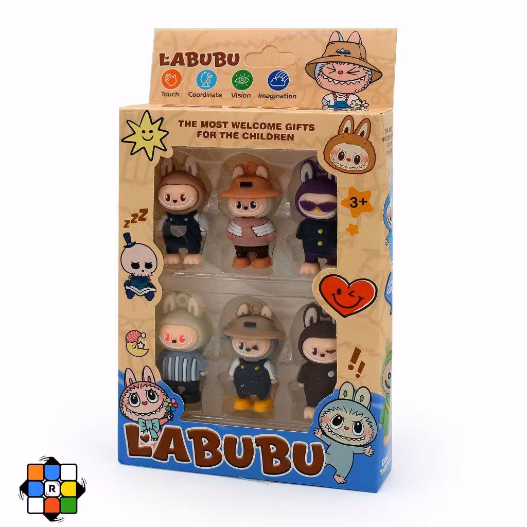 فیگور بسته 6 عددی طرح لبوبو