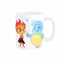 خرید ماگ-لیوان  امبر و وید در انیمه المنتال Elemental کد Elemental-04