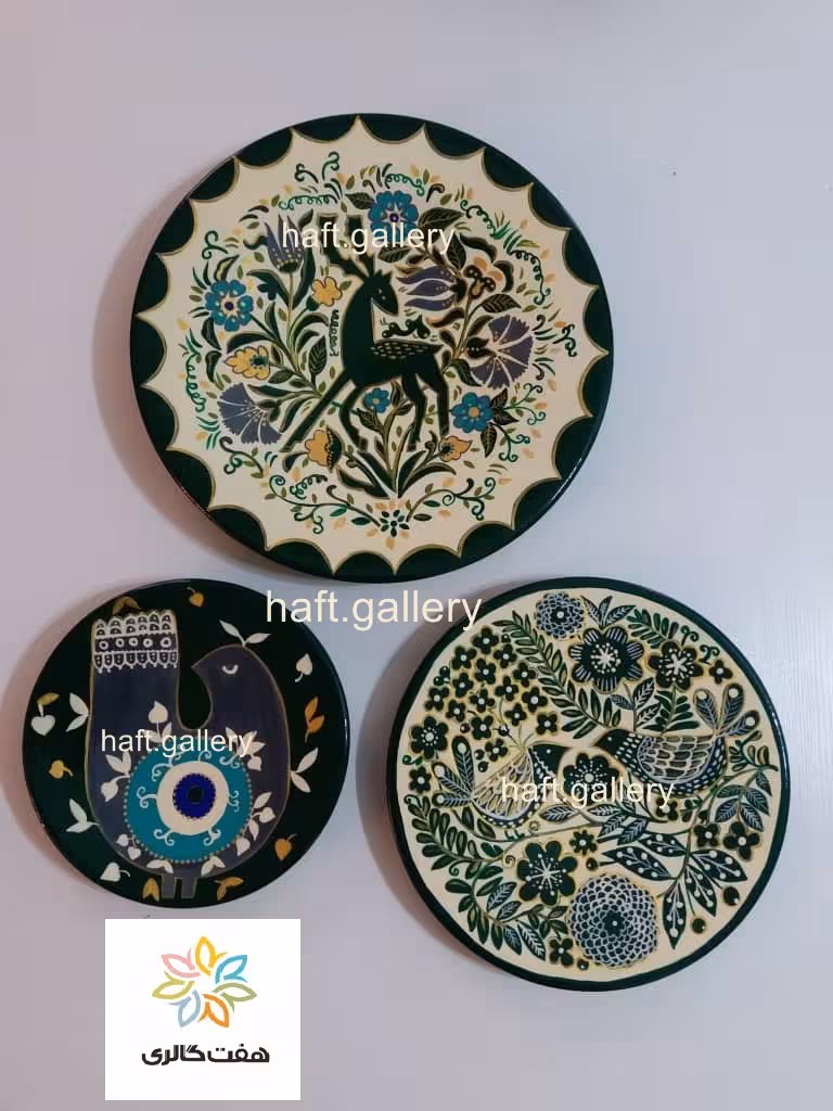 ست بشقاب دیوارکوب سفالی کد 101726