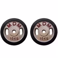 صفحه هالتر دورلاستیک MDM بسته 2عددی وزن 10 کیلوگرم