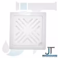 کفشور پلاستیک 15*15 با خروجی 80 میلی متر جهان پلاست (بسته بندی نایلون)