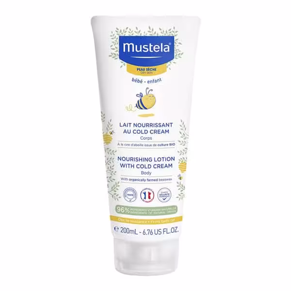 لوسیون تغذیه کننده بدن حاوی کلد کرم 200 میل موستلاmustela