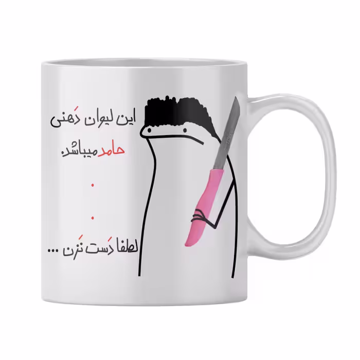 خرید ماگ-لیوان  شخصی حامد