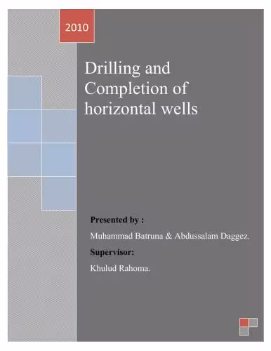 خرید و دانلود نسخه کامل کتاب Drilling and Completion of Horizontal Wells